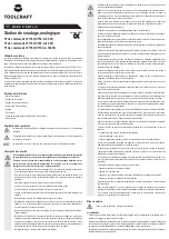 Preview for 5 page of TOOLCRAFT ST50-A Operating Instructions Manual