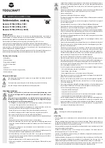 Preview for 7 page of TOOLCRAFT ST50-A Operating Instructions Manual