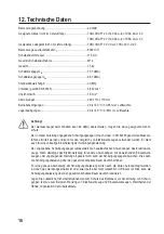 Предварительный просмотр 16 страницы TOOLCRAFT TCHK 20-LI Solo Original Operating Instructions