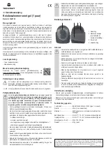 Preview for 4 page of TOOLCRAFT TO-4997196 Operating Instructions