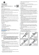 Preview for 1 page of TOOLCRAFT TO-7116288 Operating Instructions Manual