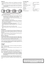 Preview for 2 page of TOOLCRAFT TO-7153950 Operating Instructions Manual