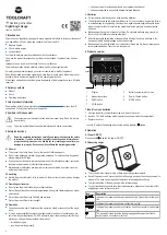 Preview for 3 page of TOOLCRAFT TO-7308984 Operating Instructions Manual