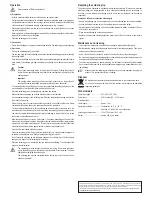 Предварительный просмотр 2 страницы TOOLCRAFT ZD-723N 1089315 Operating Instruction