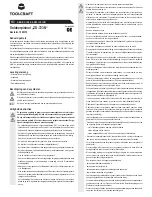 Preview for 5 page of TOOLCRAFT ZD-723N 1089315 Operating Instruction