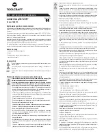 Preview for 9 page of TOOLCRAFT ZD-723N 1089315 Operating Instruction