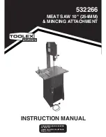 Toolex 532266 Instruction Manual preview