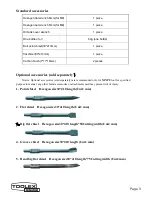 Preview for 3 page of Toolex 592720 Instruction Manual