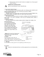 Preview for 12 page of Toolex 592720 Instruction Manual