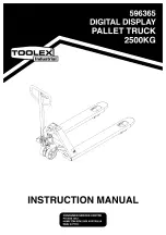 Toolex 596365 Instruction Manual preview