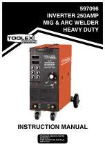Toolex MIG-200 Instruction Manual preview