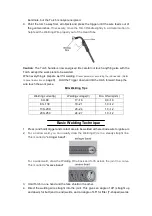 Preview for 14 page of Toolex MIG-200 Instruction Manual