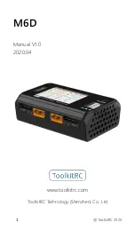 Предварительный просмотр 1 страницы ToolKitRC M6D Manual