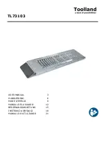 Preview for 1 page of Toolland TL73103 User Manual