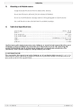 Preview for 4 page of Toolland TM76075N User Manual