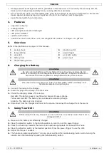 Предварительный просмотр 5 страницы Toolland TM82000 User Manual