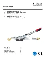 Preview for 1 page of Toolland WKH3000B User Manual