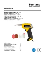 Toolland WSG100 User Manual предпросмотр