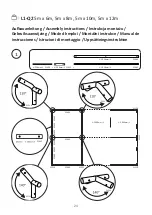 Предварительный просмотр 24 страницы toolport L1-Q2 5m x 6m Assembly Instructions Manual