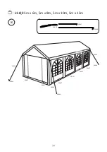 Предварительный просмотр 30 страницы toolport L1-Q2 5m x 6m Assembly Instructions Manual