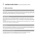 Preview for 5 page of toolport UNIVERSAL BASE FRAME 4 x 4 m Assembly Instructions Manual