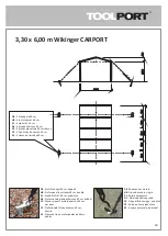 Preview for 10 page of toolport Wikinger Carport Assembly Instruction Manual