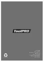 Предварительный просмотр 6 страницы ToolPRO 620696 Product Manual