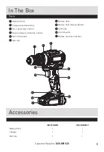 Preview for 9 page of ToolPRO CDT218BWG Instruction Manual