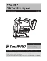 Preview for 1 page of ToolPRO CSJ18G.9 Instruction Manual