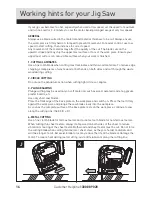 Preview for 16 page of ToolPRO CSJ18G.9 Instruction Manual