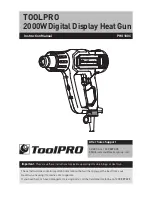 ToolPRO PHG180C Instruction Manual preview