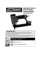 Toolshop 208-2136 Operator'S Manual preview