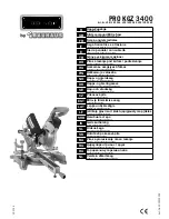 Toolson PRO KGZ 3400 Translation From The Original Instruction Manual preview