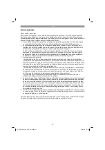 Preview for 27 page of Toolson PRO-SM 130 Operating Instructions Manual