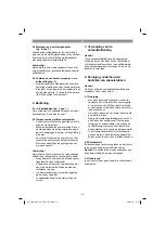 Preview for 47 page of Toolson PRO-SM 130 Operating Instructions Manual