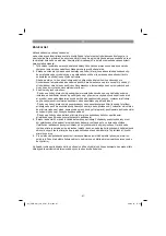 Preview for 67 page of Toolson PRO-SM 130 Operating Instructions Manual