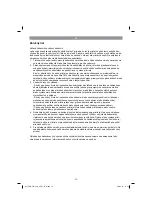 Preview for 75 page of Toolson PRO-SM 130 Operating Instructions Manual