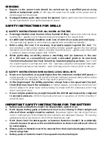 Preview for 12 page of TOOLSPACE XW-1201 Manual