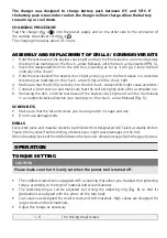 Preview for 17 page of TOOLSPACE XW-1201 Manual