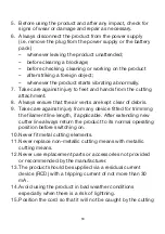 Preview for 10 page of TOOLSTATION 90598 User Instructions