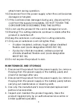 Preview for 11 page of TOOLSTATION 90598 User Instructions