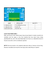 Preview for 3 page of TOORX BRX 300 Instruction