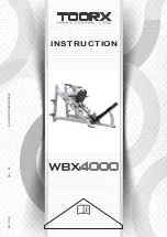 Preview for 1 page of TOORX Professional Line WBX4000 Instructions Manual