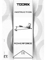 TOORX Rower Force Instruction Manual preview