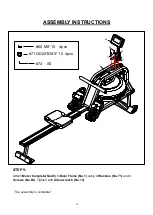 Preview for 9 page of TOORX ROWER SEA Instructions Manual