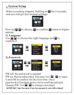 Preview for 10 page of Top Dawg Electronics Eagle Eye TDPERSDVR-05 User Manual