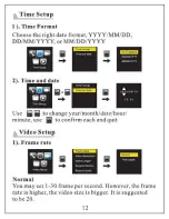 Preview for 14 page of Top Dawg Electronics Eagle Eye TDPERSDVR-05 User Manual