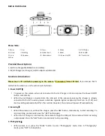 Предварительный просмотр 2 страницы Top Dawg Electronics Platinum TDHDCAM02 Instruction Manual