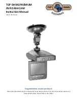 Top Dawg Electronics TDDCAM-01 Instruction Manual preview