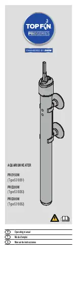 Preview for 1 page of TOP FIN 5310051 Operating Manual